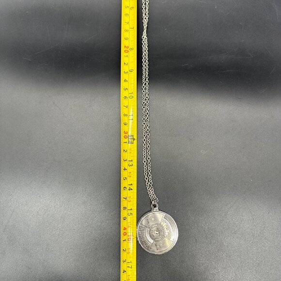 50 Year Perpetual Calendar Pendant Necklace 2010 to 2060 Nautical Guide Metal - Picture 8 of 9